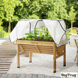 VegTrug Planter 1.2m + Greenhouse Frame & Cover 