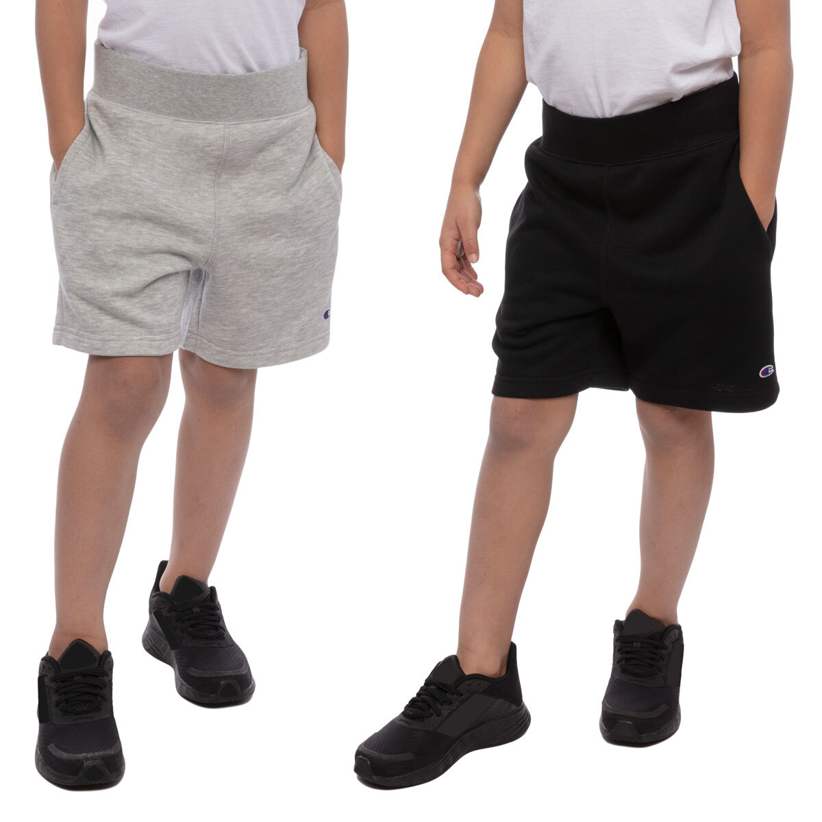 Champion Boy's French Terry 2 Pack Shorts in 2 Colours and 4 Sizes