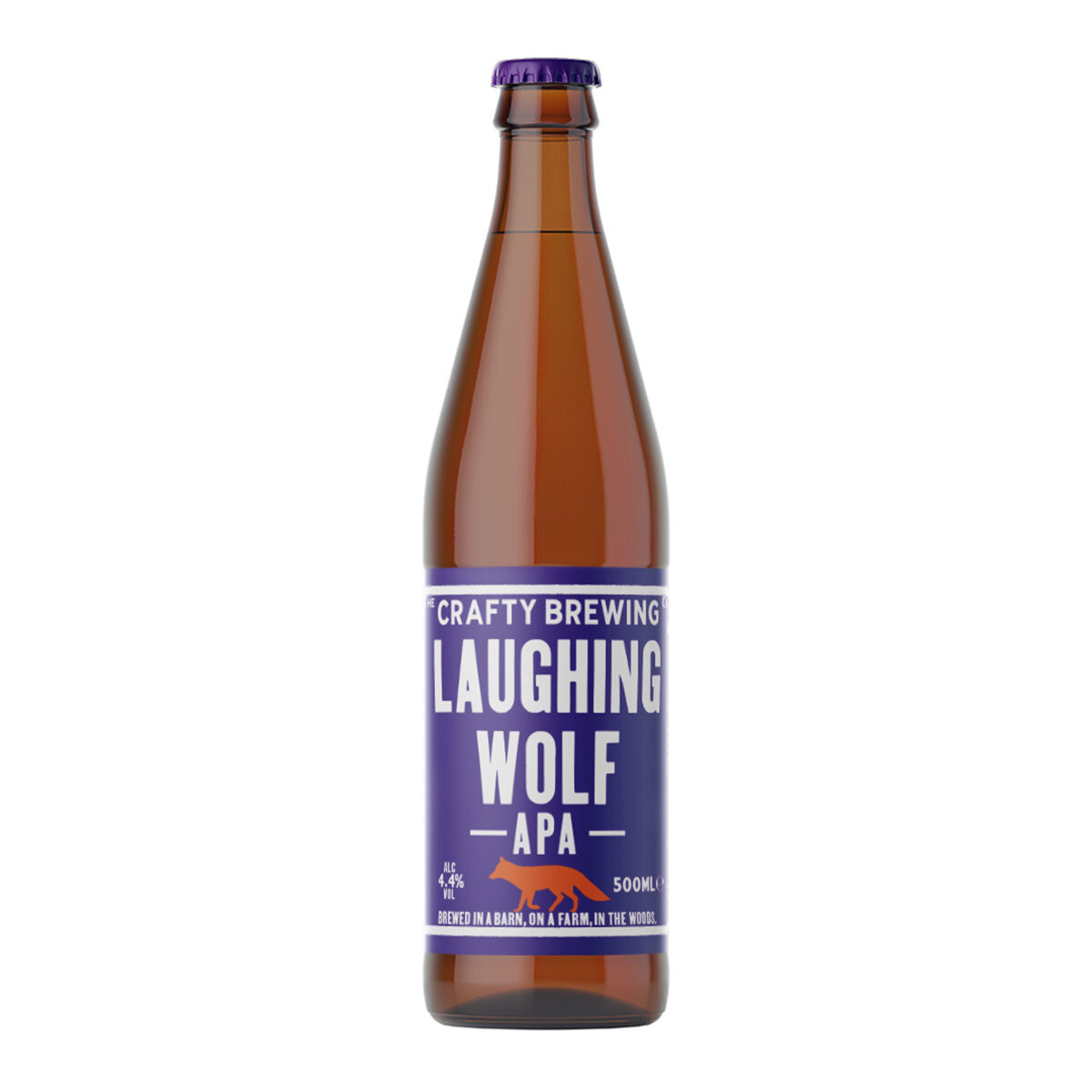 Single bottle of Laughing Wolf APA