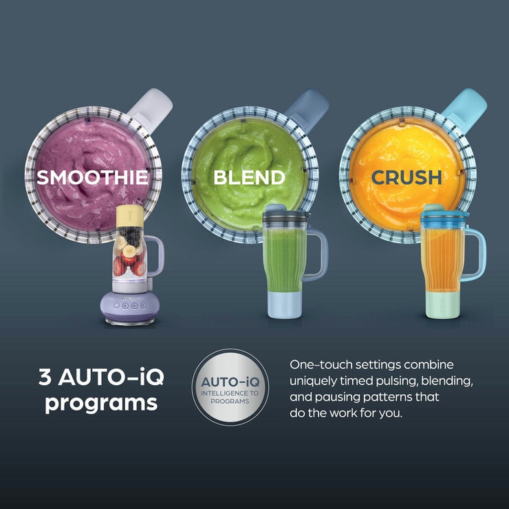 Lifestyle image of Ninja BlendBoss Tumbler 2 with one touch setting