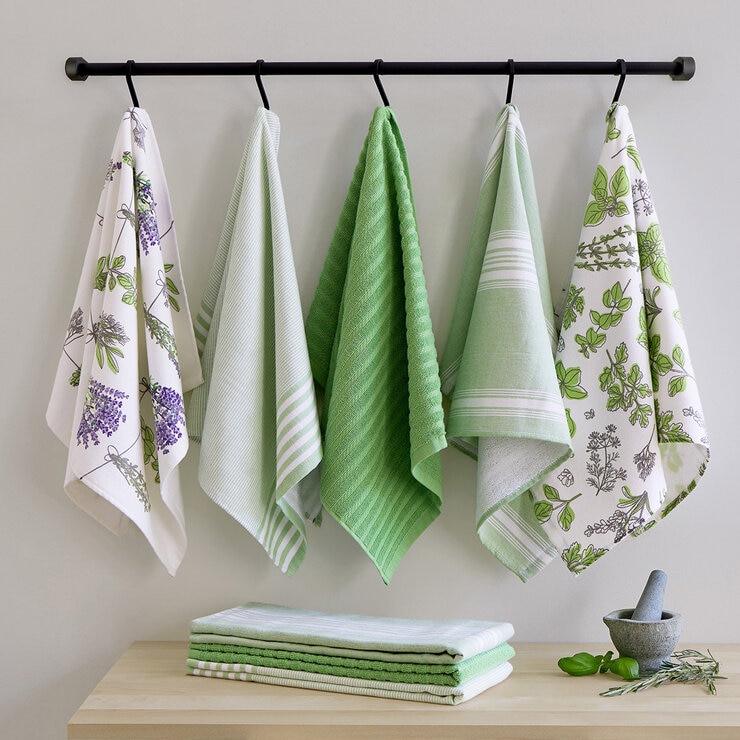 Mikasa Kitchen Towels 8 Pack, in 4 Designs Mikasa Kitchen Towels 8 Pack, in 4 Designs