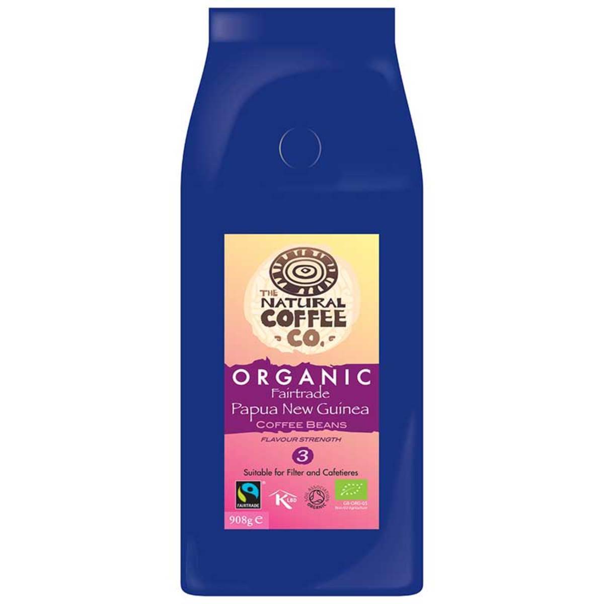 The Natural Coffee Co. Organic Papua New Guinea Coffee, 908g