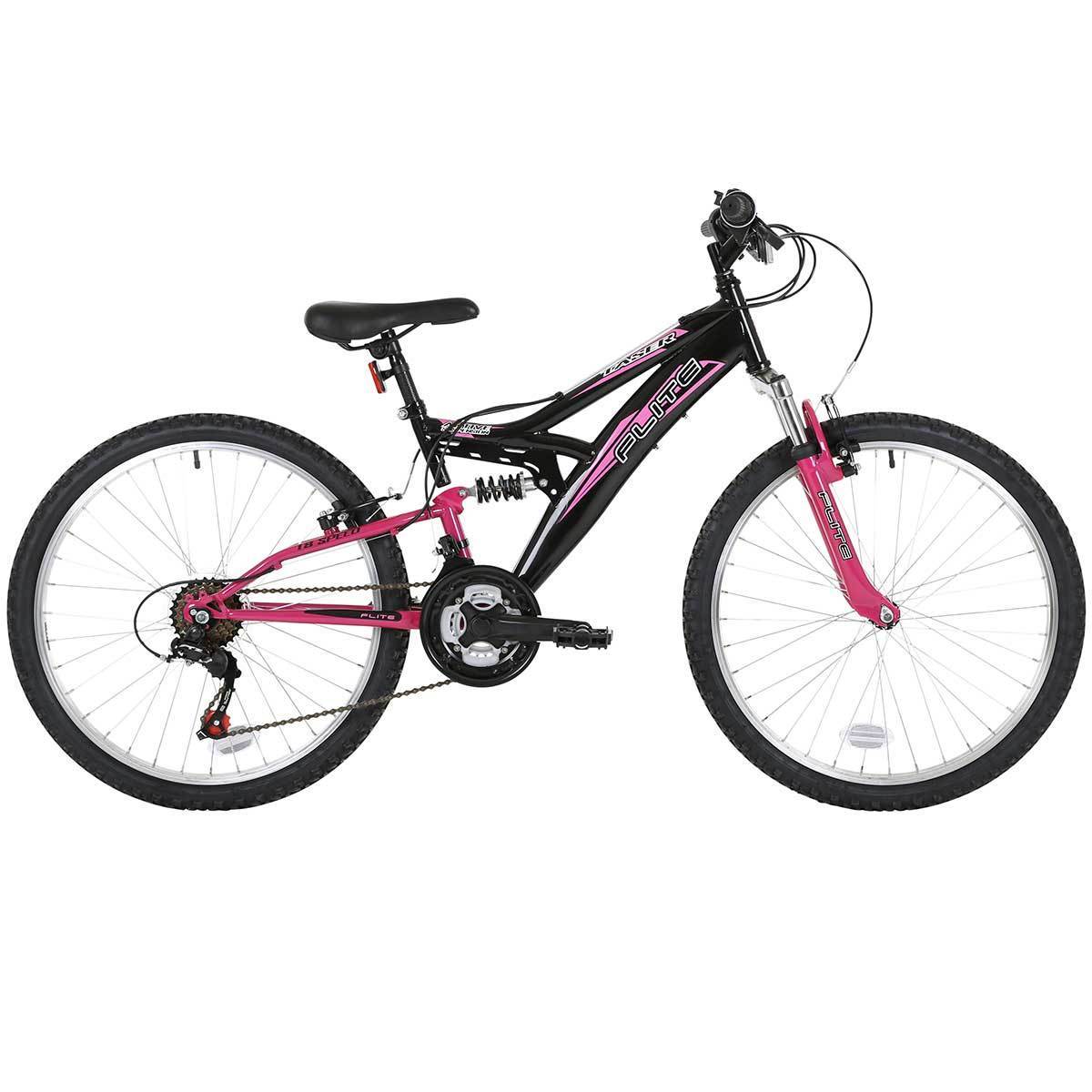 Flite 24" (60.9 cm) Taser, Dual Suspension Bike Pink(10+ years)
