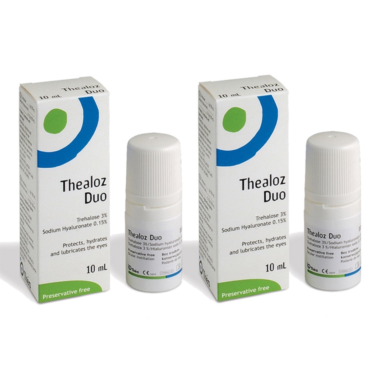 Thealoz Duo Eye Drops, 2 x 10ml