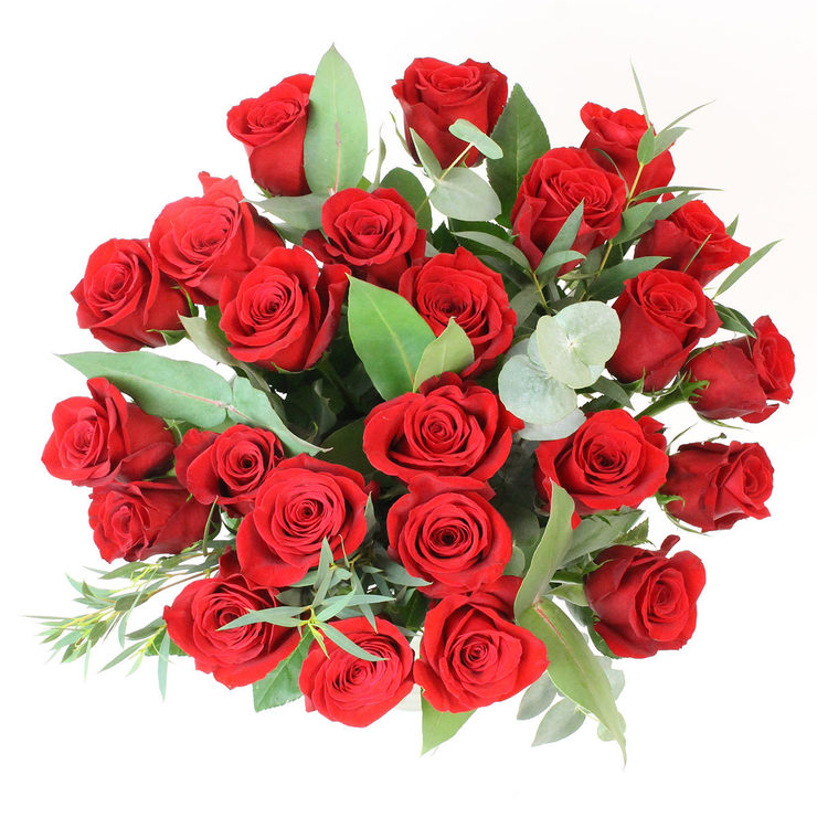 24 Stem Freedom Red Roses Flower Bouquet | Costco UK