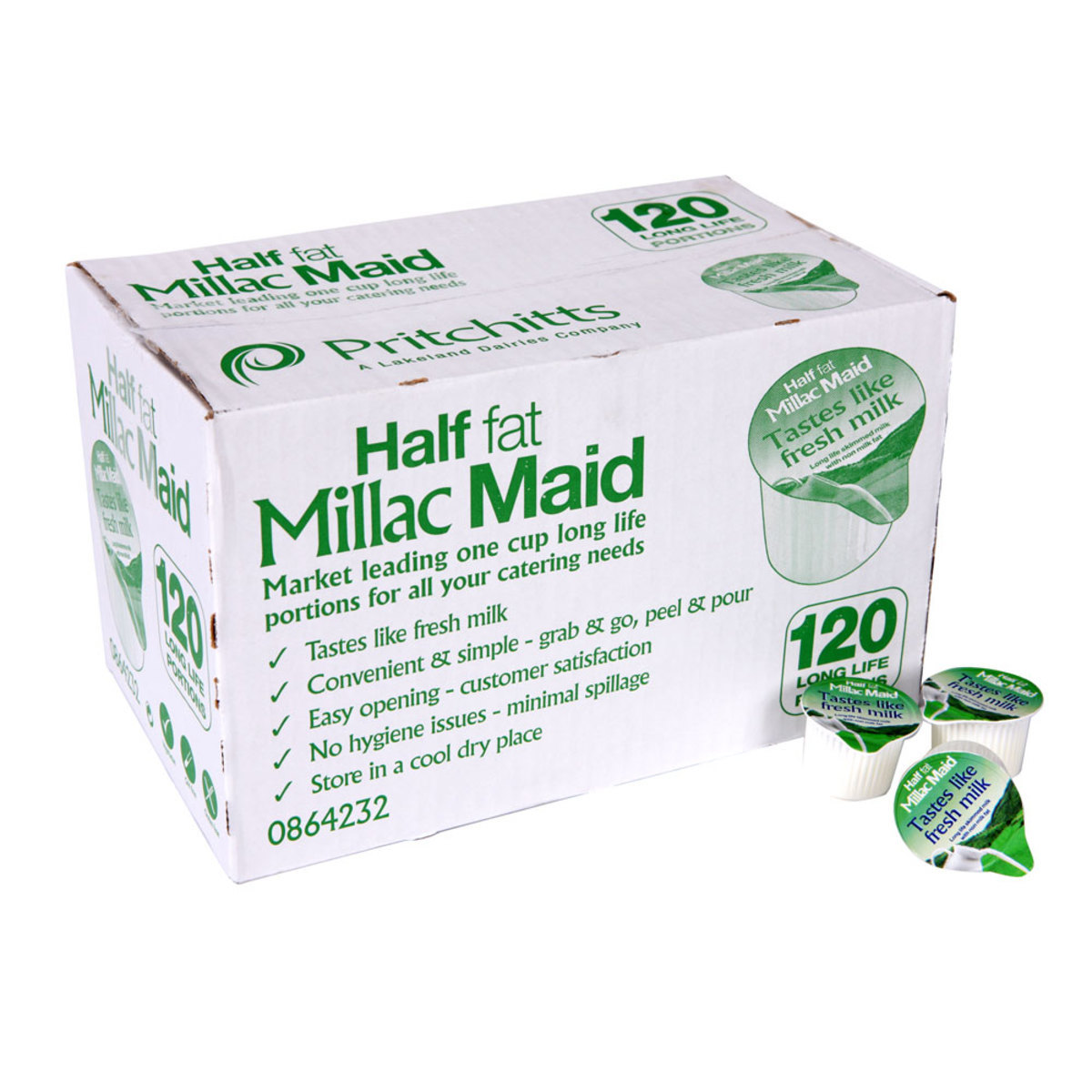 Half Fat Millac Maid, 120 Portions
