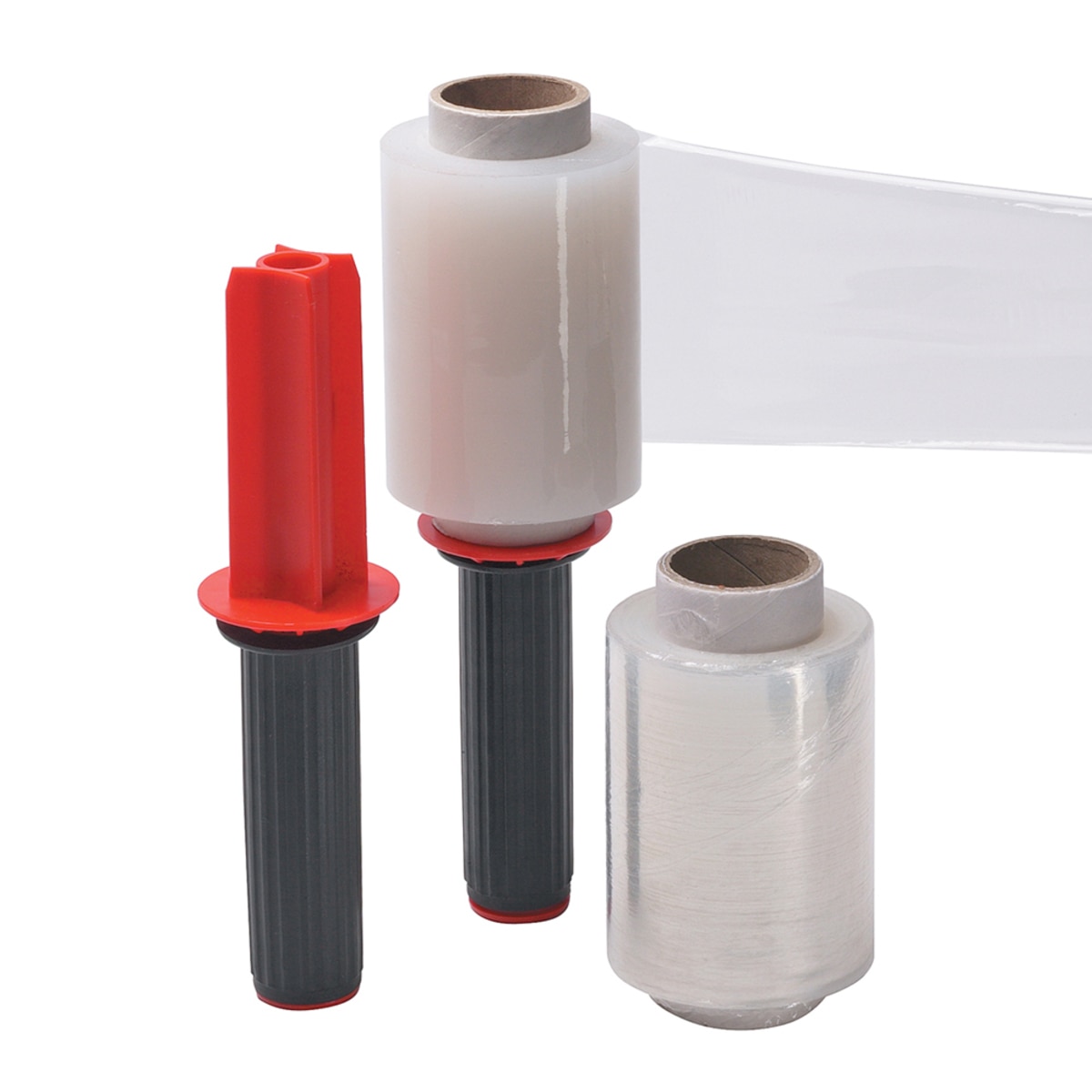 Flexocare Mini Shrinkwrap Hand Dispenser with 6 (100mm x 150m) Rolls