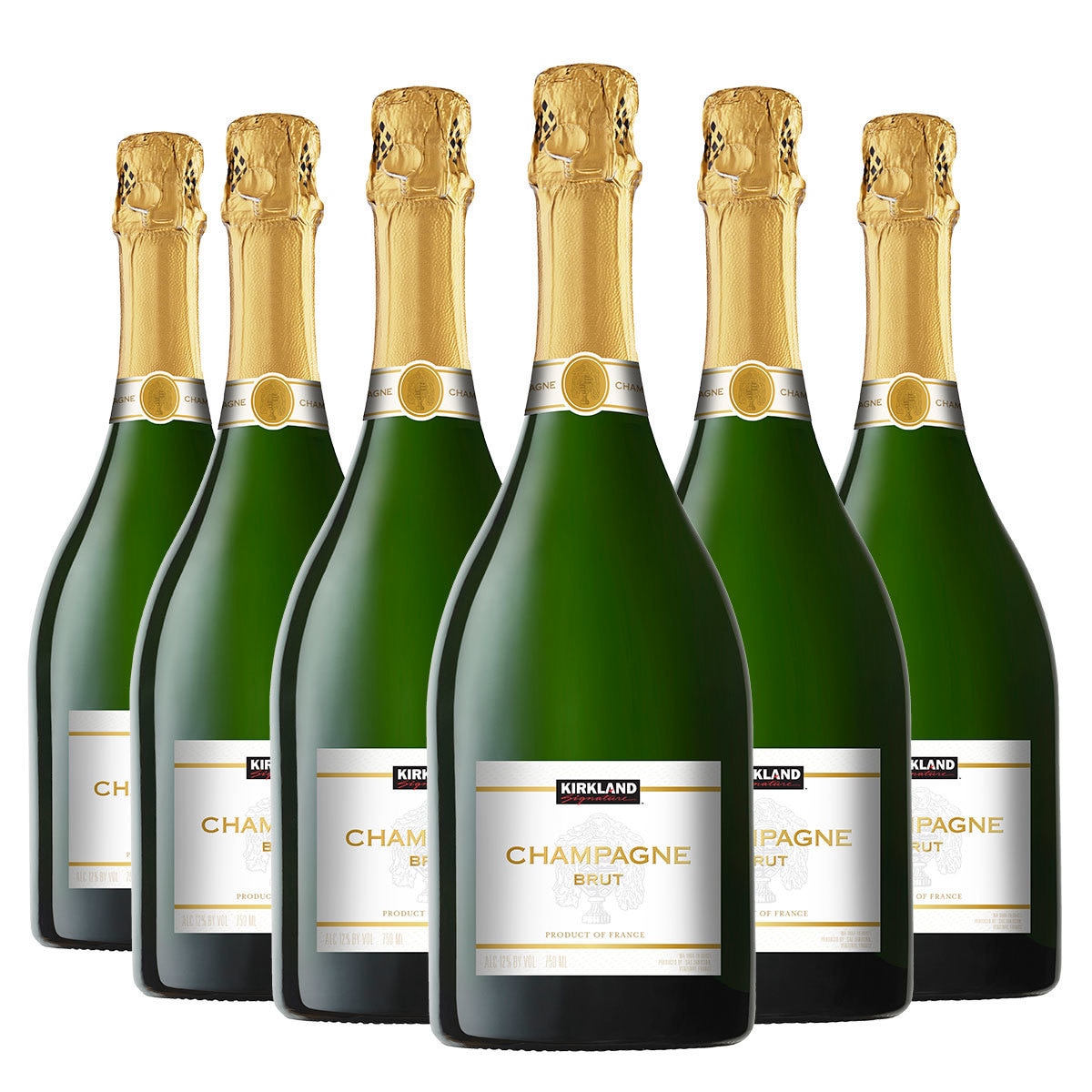 Kirkland Signature NV Brut Champagne, 6 x 75cl Costco UK