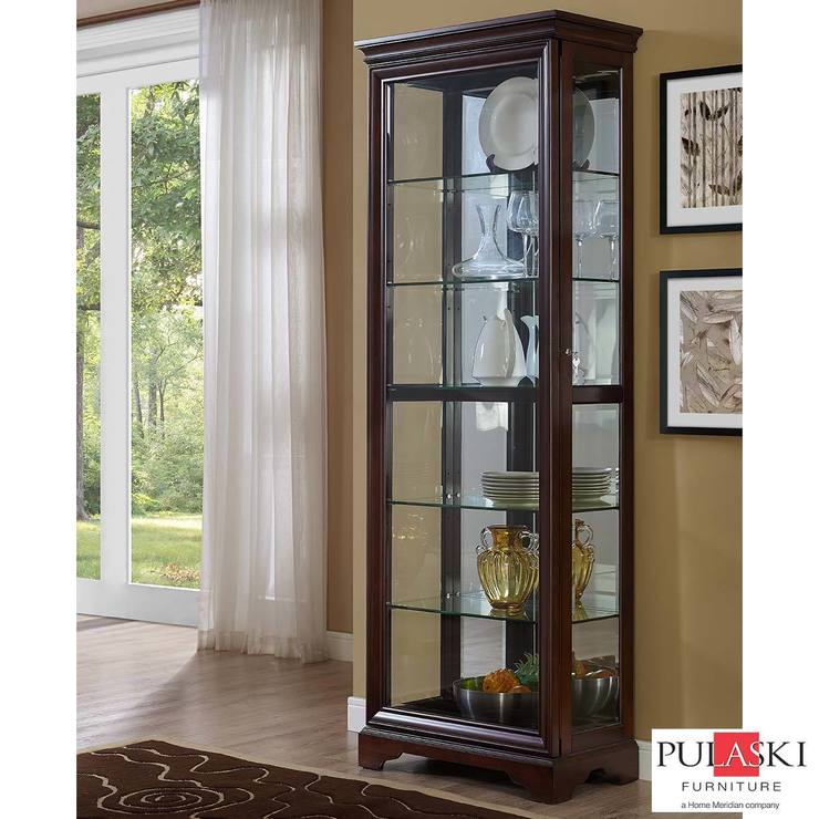 Pulaski Display Cabinet With Led Light Adjule Glass Shelves Pulaski Display Cabinet With Led Light Adjule Glass Shelves Sliding Door