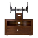 AVF Blenheim Combi TV Stand with Mount for TVs up to 65" in Walnut