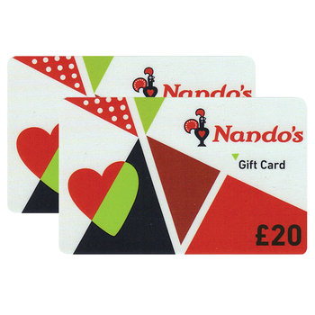 £40 Nando's Gift Cards Multipack (2 x £20)