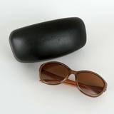 Salvatore Ferragamo Turtle & Burnt Wood Sunglasses with Brown Lenses, SF717S-902