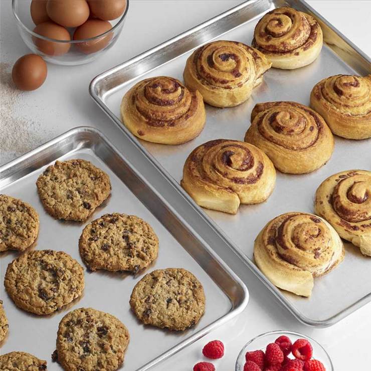 tramontina proline half size baking sheets 2 pack costco uk tramontina baking sheets