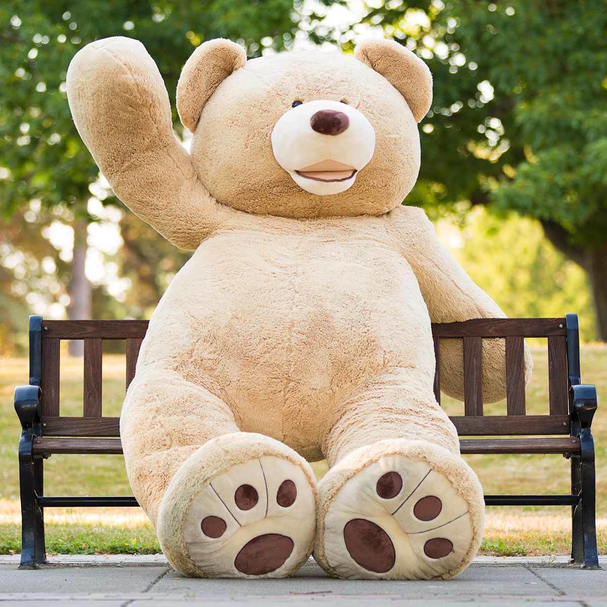 Hugfun 93 236cm Plush Sitting Bear 3 Years Costco Uk