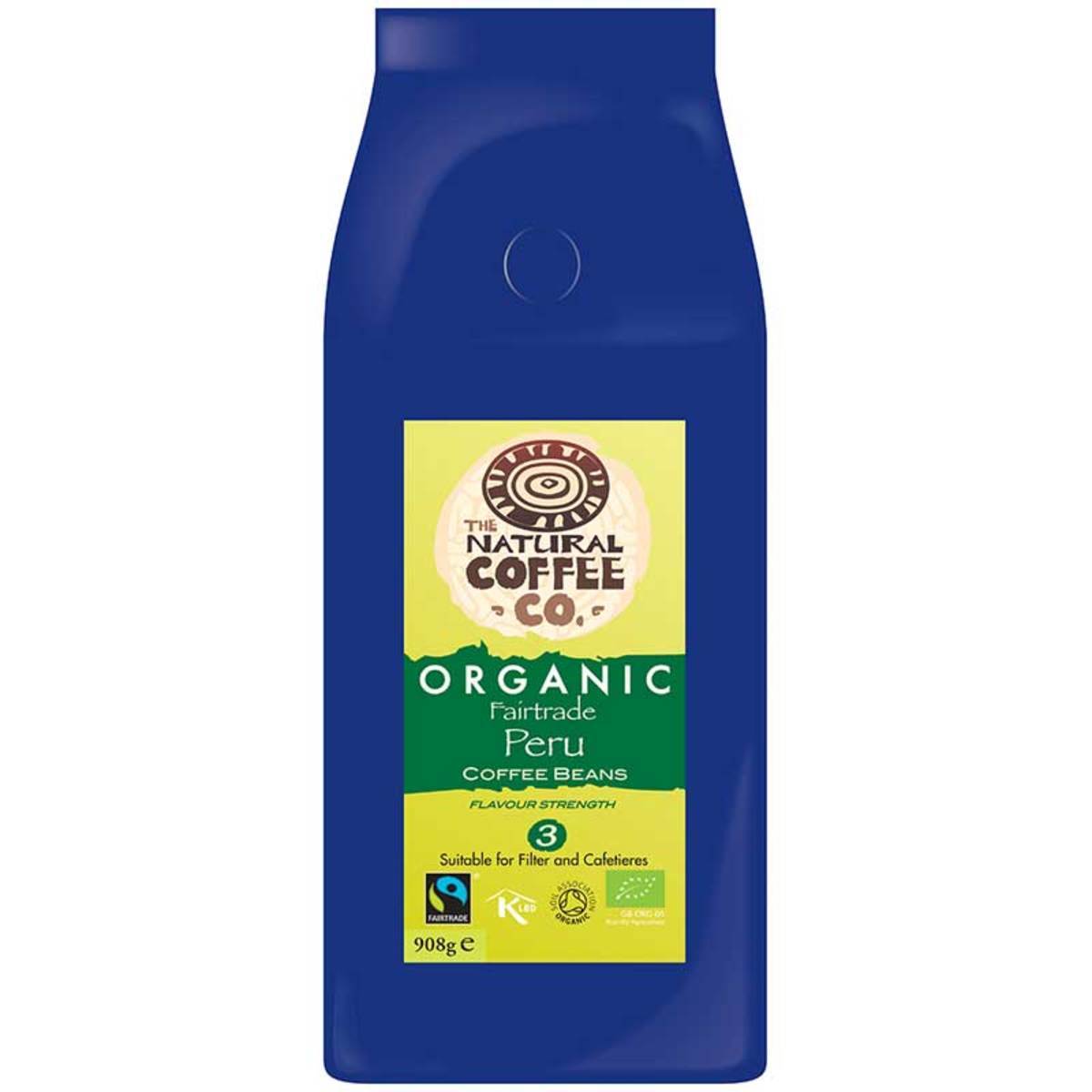 The Natural Coffee Co. Organic Peruvian Coffee, 908g