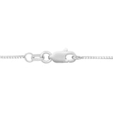 0.25ctw Baguette Diamond Knot Pendant, 18ct White Gold