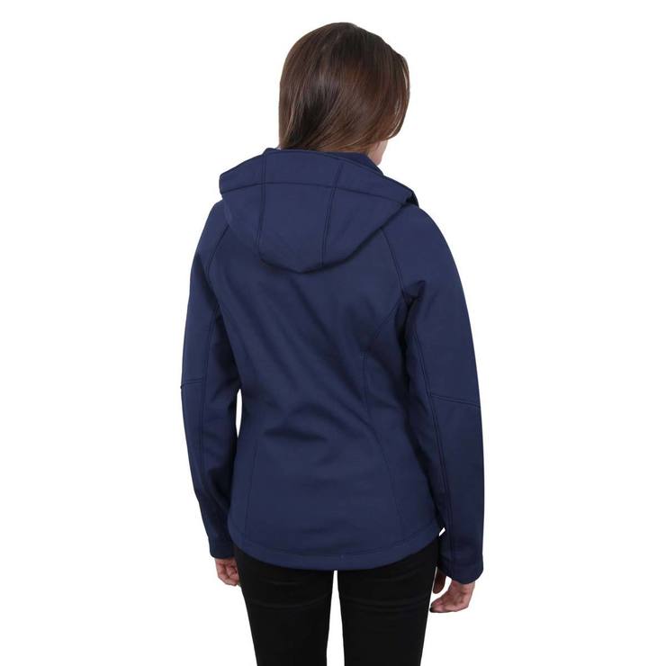 Kirkland Signature Women's Softshell Jacket, Navy Small Costco UK