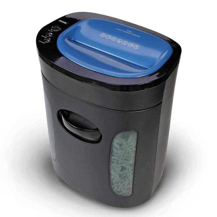 royal 1216mx 12 sheet shredder 24l cross cut costco uk royal cross cut shredder 12 sheet capacity