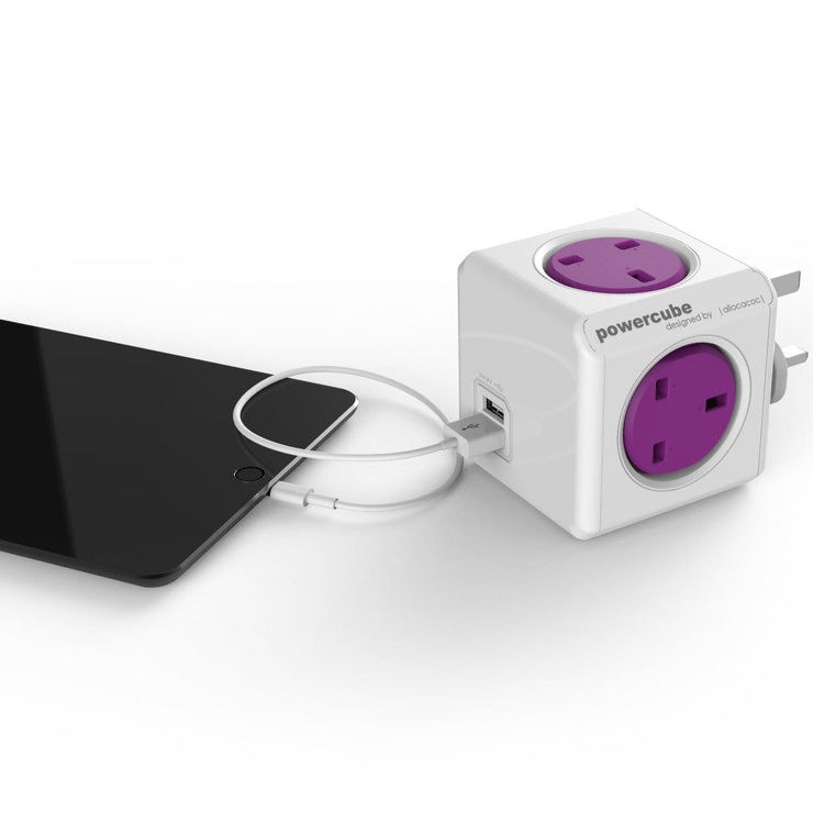 PowerCube ReWireable USB Travel Plug | Costco UK