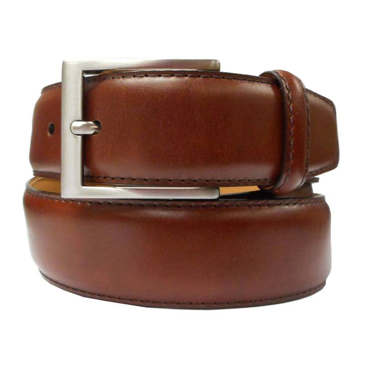 Kirkland Signature Italian Leather Full-Grain Leather Belt Black