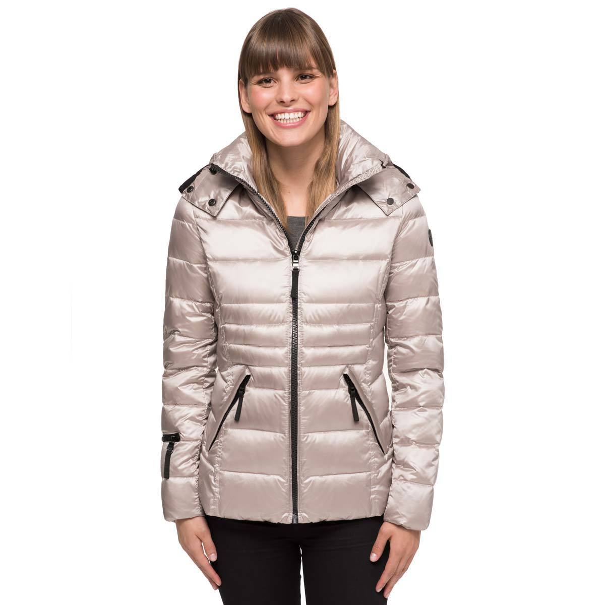 women's short hooded jacket