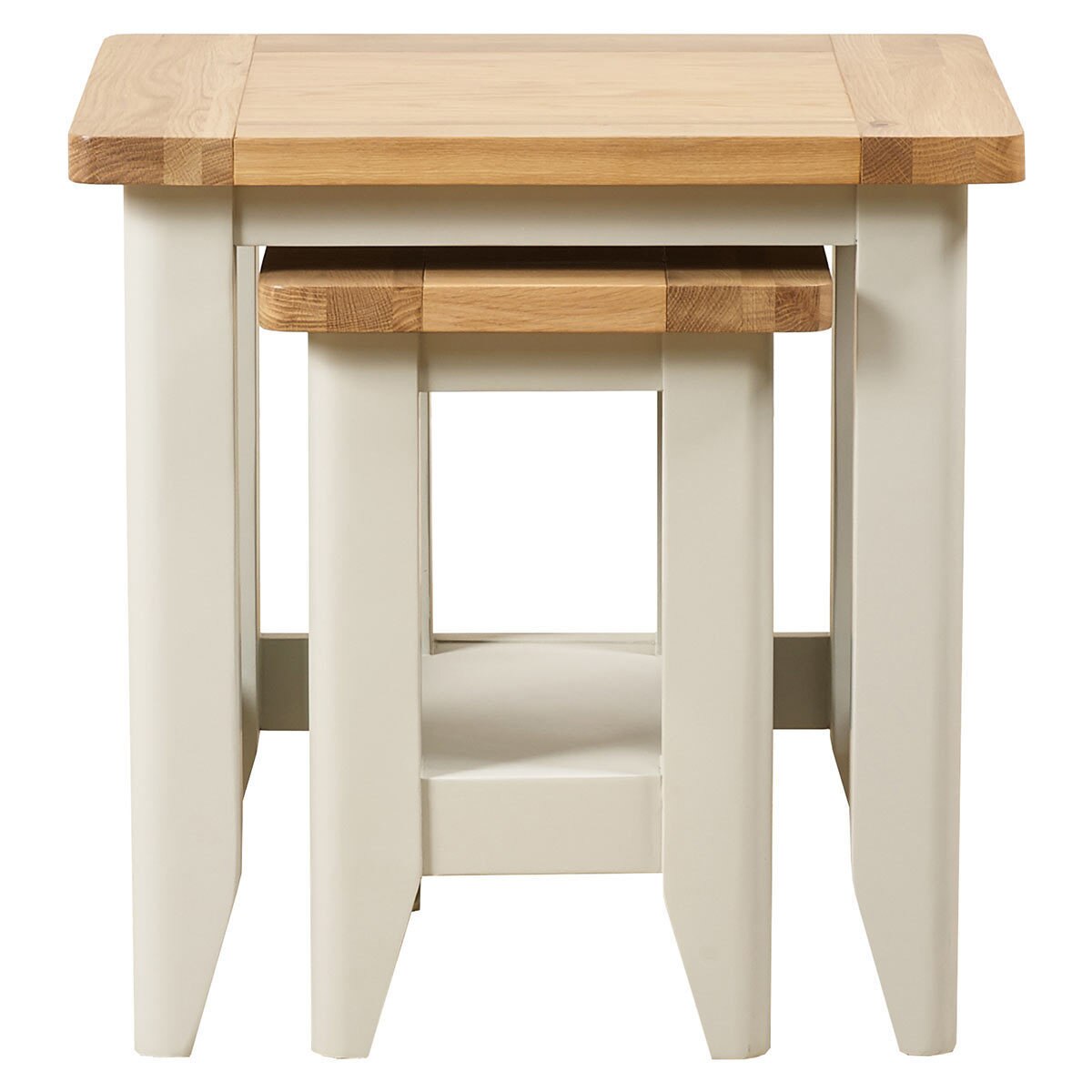 Bordeaux Painted Ivory Nest of 2 Tables Costco UK