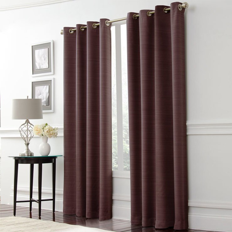 Lunoir Blackout Curtains In Brown L 229 X W 133 Cm Costco Uk Lunoir Blackout Curtains In Brown L 229 X W 133 Cm