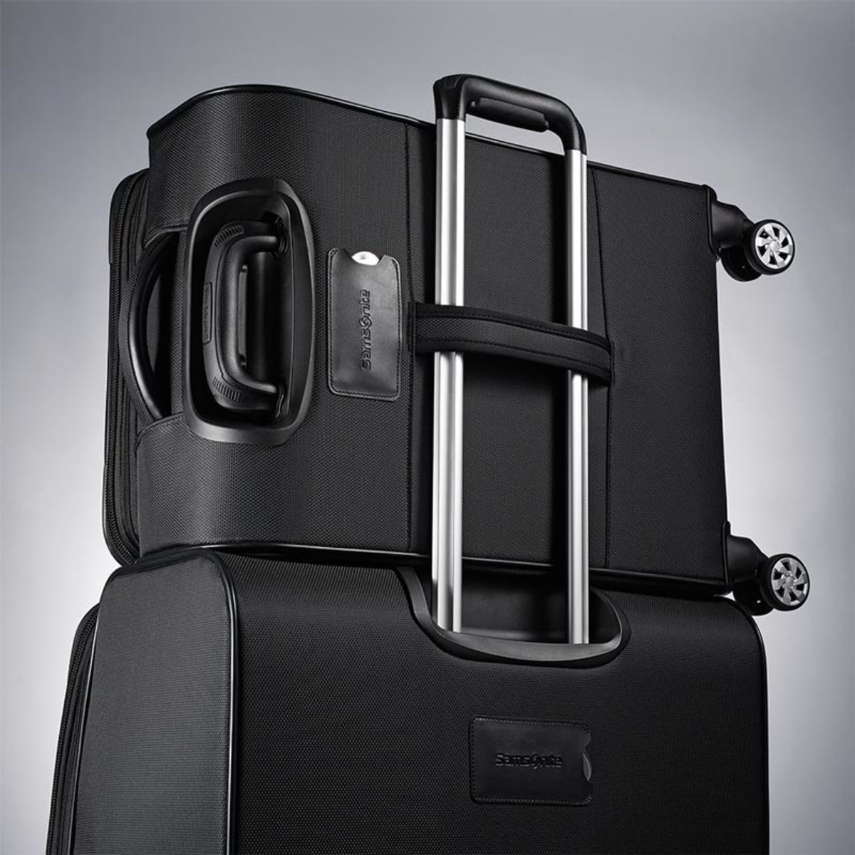 Samsonite StackIT 2 Piece Luggage Set in Black Costco UK