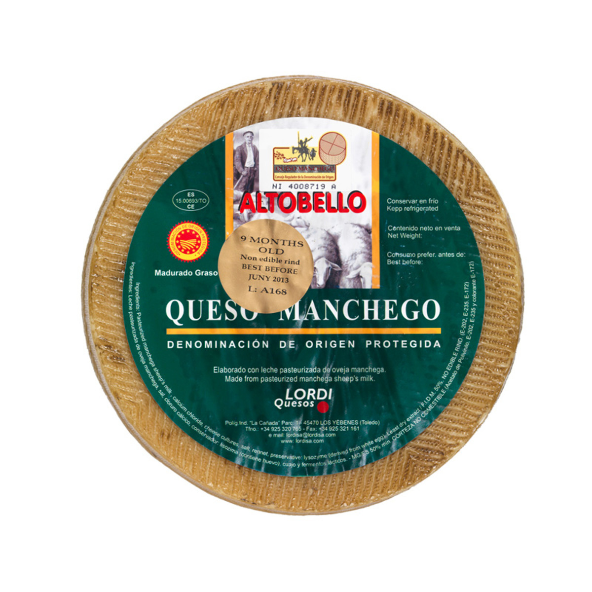 Manchego Cheese, 3kg