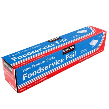 Kirkland Signature 45cm x 100m Heavy Duty Super Premium Quality Foodservice Aluminium Foil