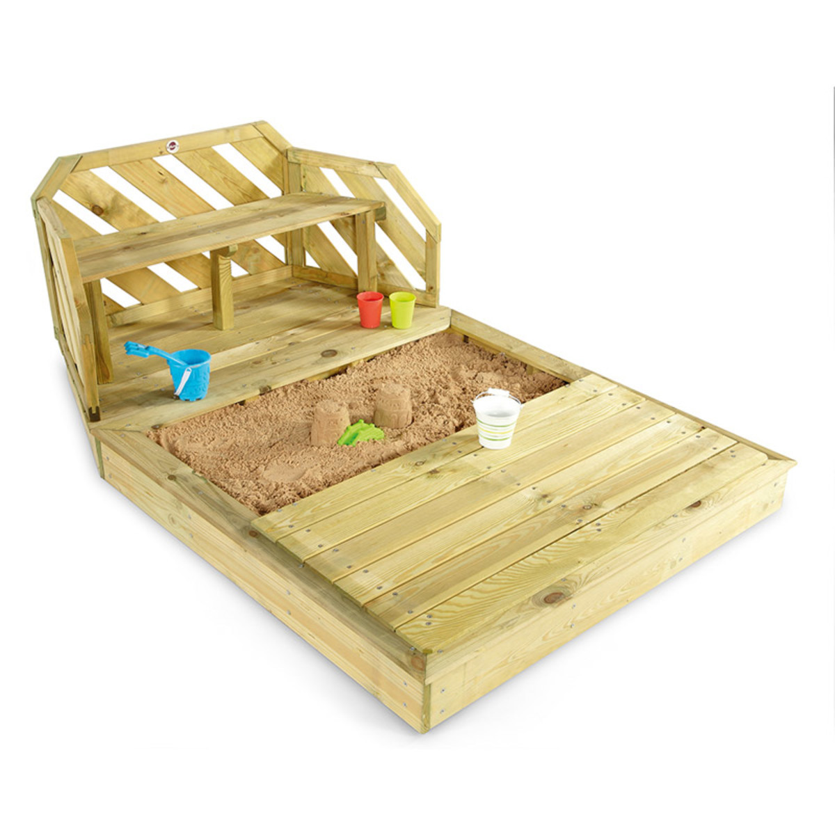 Plum Premium Wooden Sand Pit and Bench (3+ Years)