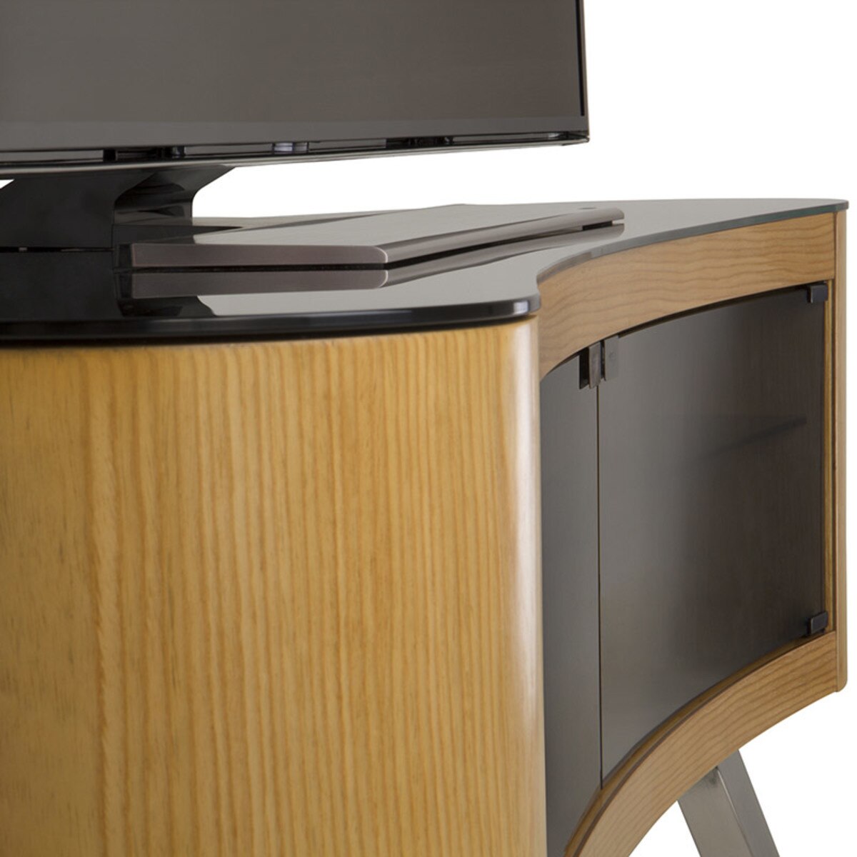 AVF Bay Affinity Curved 1500 TV Stand for TVs up to 70", Oak Costco UK