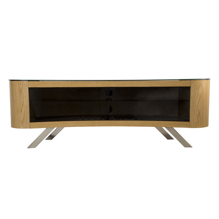 AVF Bay Affinity Curved 1500 TV Stand for TVs up to 70", Oak Costco UK