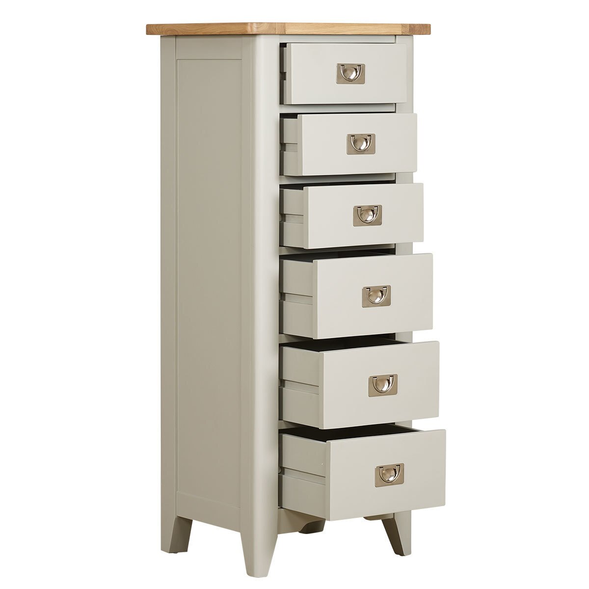 Bordeaux Painted 6 Drawer Tall Boy Chest Costco UK