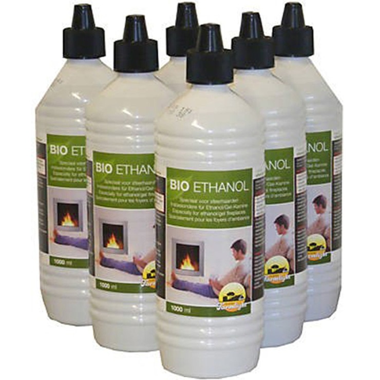 Imagin Fires Malvern BioEthanol Real Flame Fireplace + Ceramic Logs