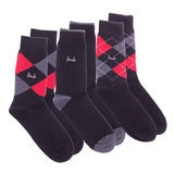 Pringle 2 x 3 Pack Waverly Men's Socks in Black
