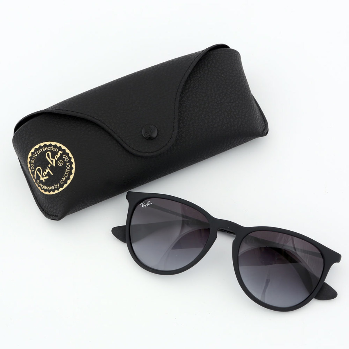 Ray-Ban Erika Black Sunglasses with Grey Lenses, RB4171 622/8G