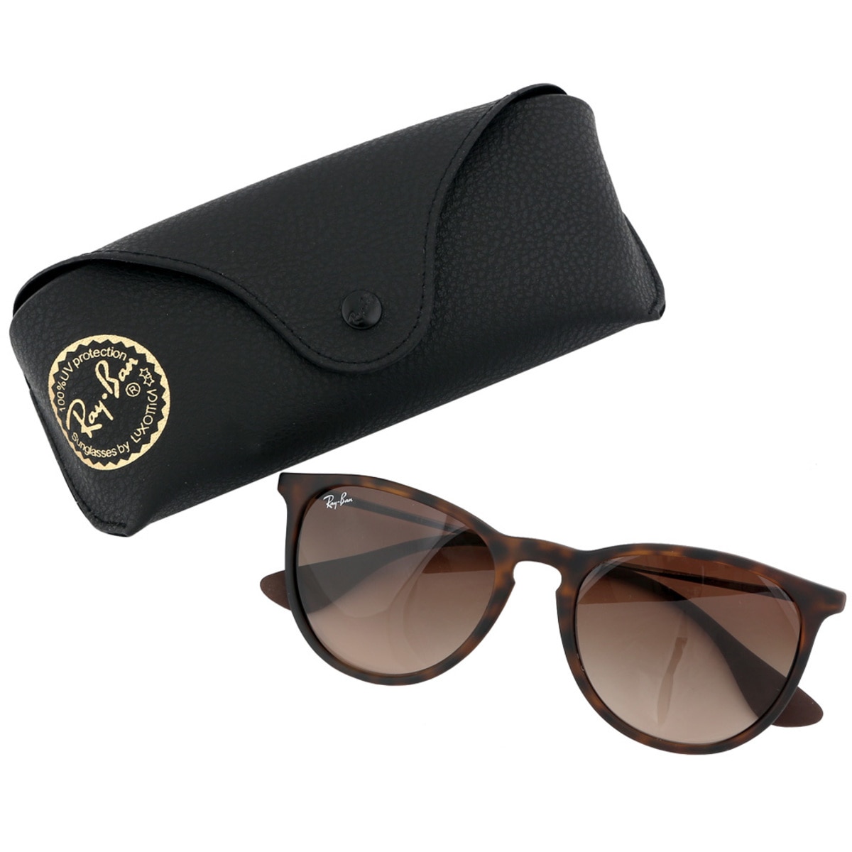 Ray-Ban Erika Havana Sunglasses with Brown Lenses, RB4171 865/13