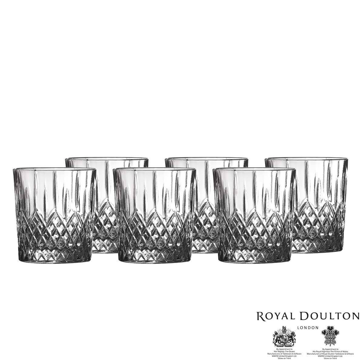 Royal Doulton Earlswood Crystal Tumblers, Set of 6