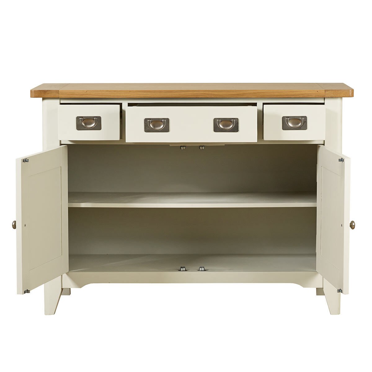 Bordeaux Painted Ivory Wooden Sideboard Costco UK