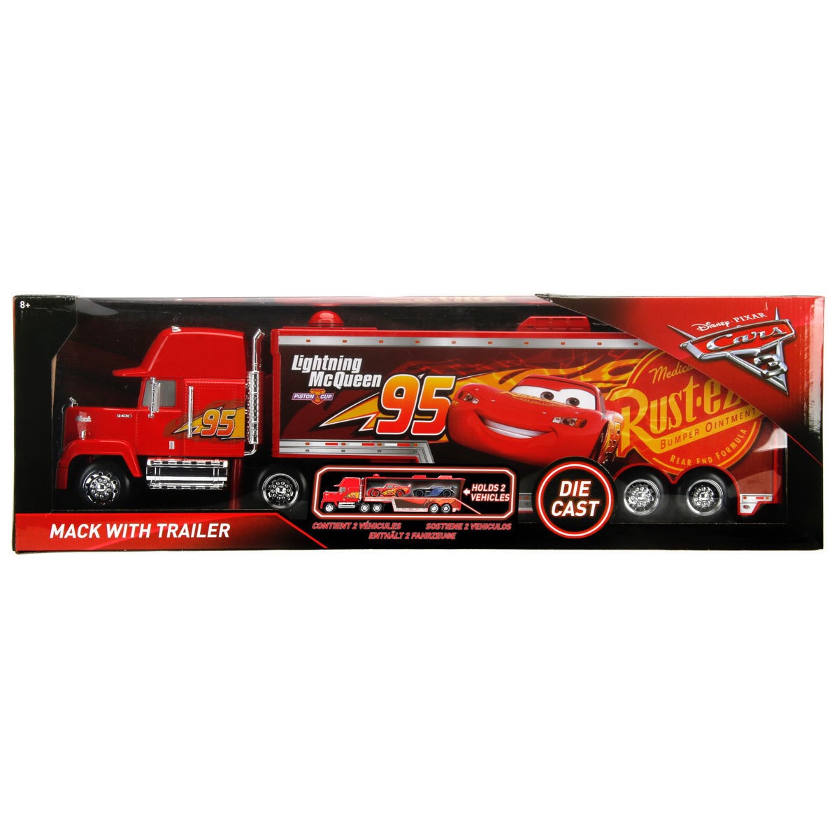 Disney Pixar Cars 3 - Mack with Trailer (3+ Years)