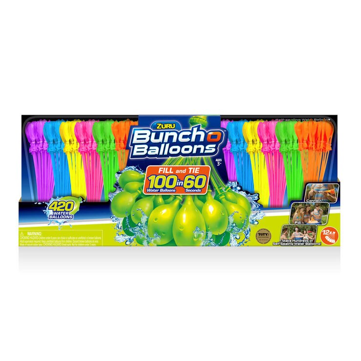 Zuru Bunch O Balloons 420 Water Balloons (3+ Years) Costco UK