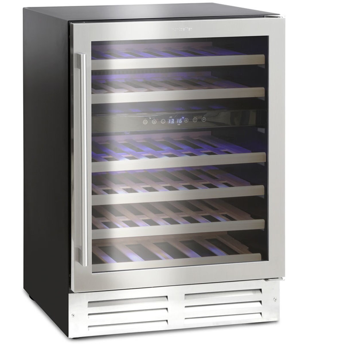 Montpellier WS46SDX, 46 Bottle DualZone Wine Cooler in Black Costco UK