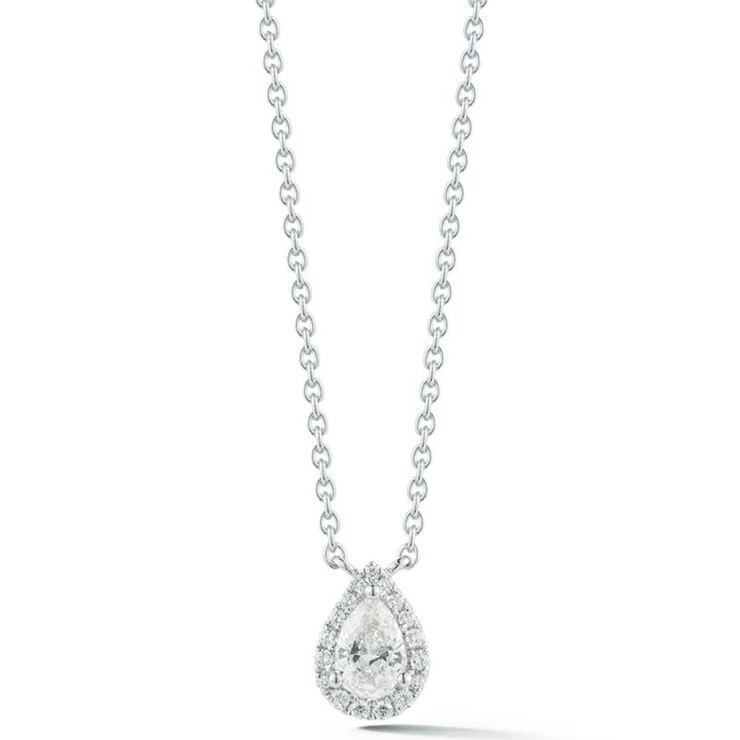 0 62ctw Pear Shape Diamond Pendant 18ct White Gold Costco Uk - White Gold Pendant Costco 0 62ctw Pear Shape Diamond Pendant 18ct White Gold Costco Uk - White Gold Pendant Costco