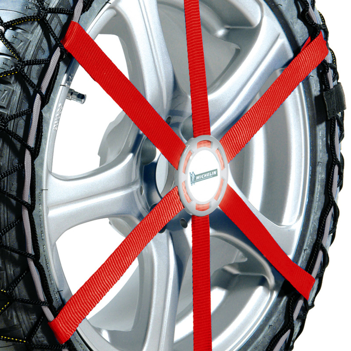14 Inch Michelin Easy Grip Composite Snow Chains for 2WD Cars with 185/60/14 Sized Tyres