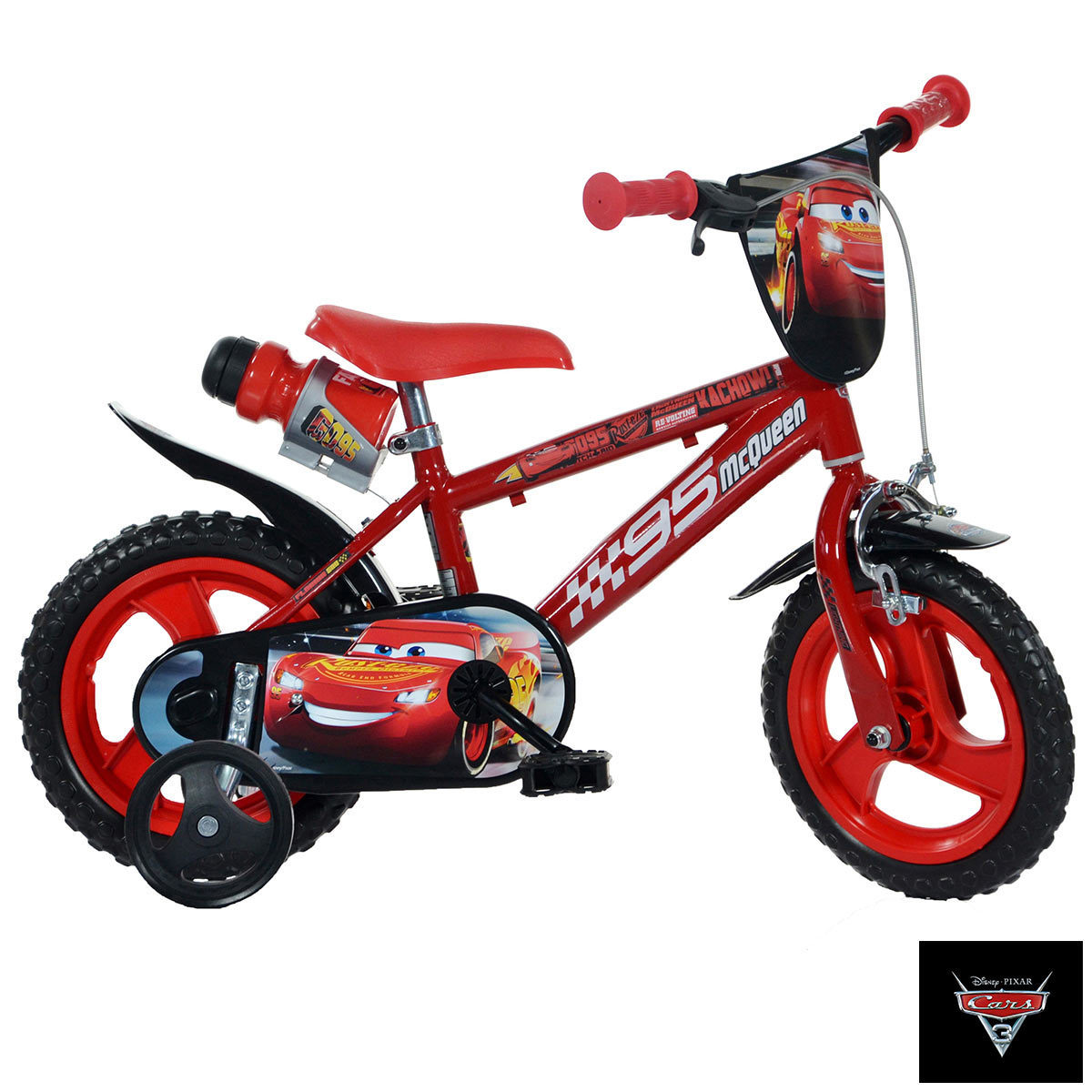 Dino Bikes Children's 12" (30.5cm) Licensed Character Bicycle - Cars 3 (3+ Years)