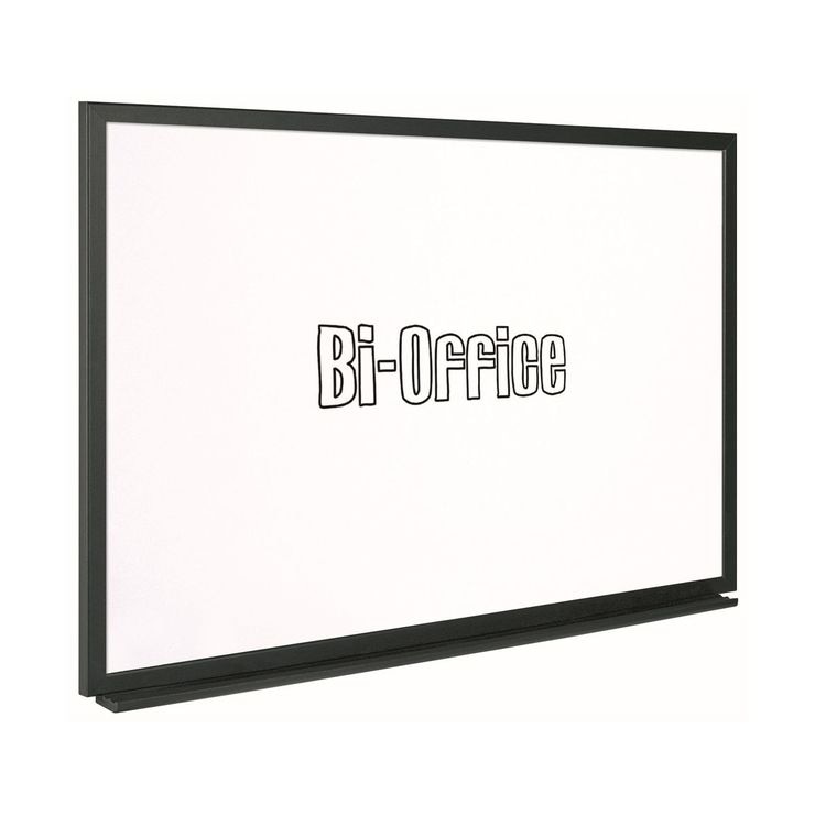 BiOffice (600x450mm) Black Frame Whiteboard Costco UK