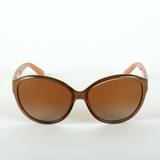 Salvatore Ferragamo Turtle & Burnt Wood Sunglasses with Brown Lenses, SF717S-902