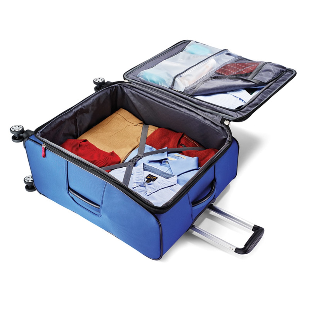 Samsonite StackIT 2 Piece Luggage Set in Blue Costco UK