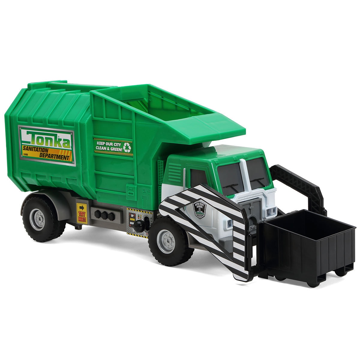 6.5 Inch (16.5cm) Tonka Mighty Motorised - Rubbish Truck (3+ Years)